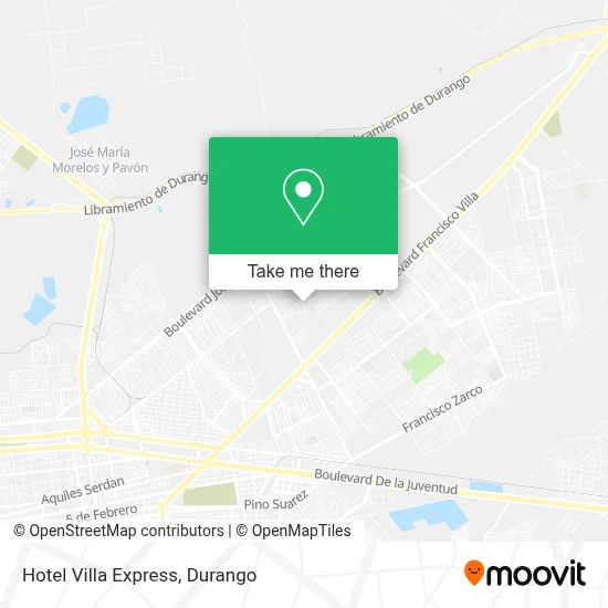 Hotel Villa Express map