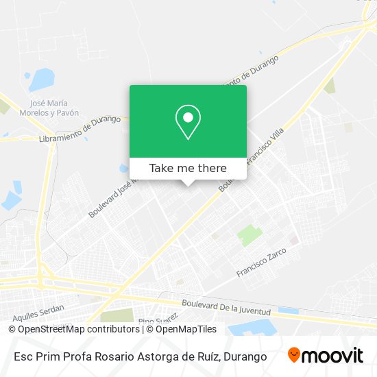 Esc Prim Profa Rosario Astorga de Ruíz map