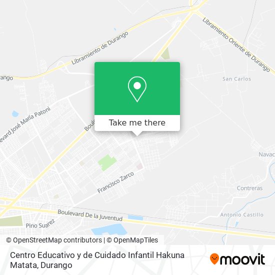 Centro Educativo y de Cuidado Infantil Hakuna Matata map