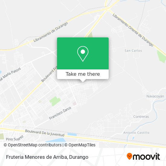 Fruteria Menores de Arriba map