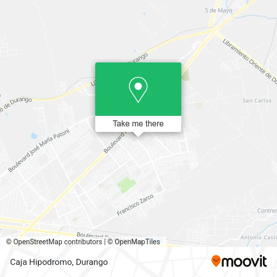 Mapa de Caja Hipodromo