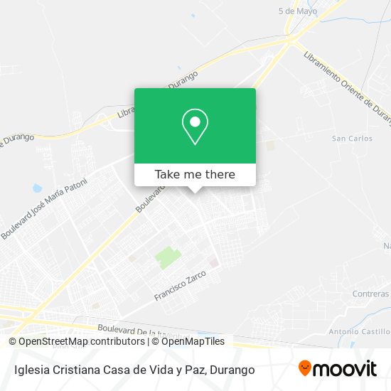 Iglesia Cristiana Casa de Vida y Paz map
