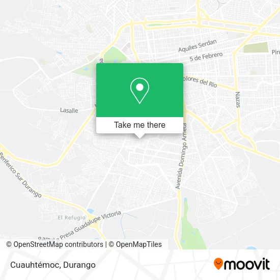 Mapa de Cuauhtémoc