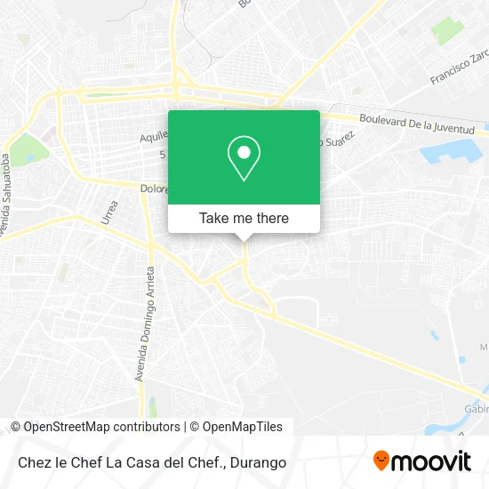 Mapa de Chez le Chef La Casa del Chef.