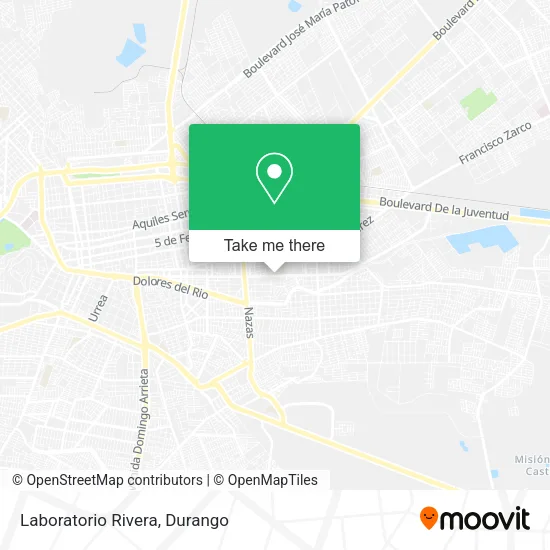 Mapa de Laboratorio Rivera