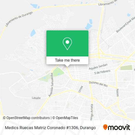 Mapa de Medics Ruecas Matriz Coronado #1306