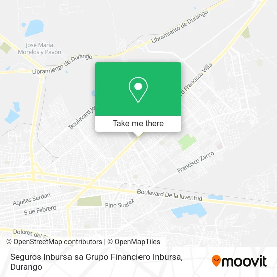 Seguros Inbursa sa Grupo Financiero Inbursa map