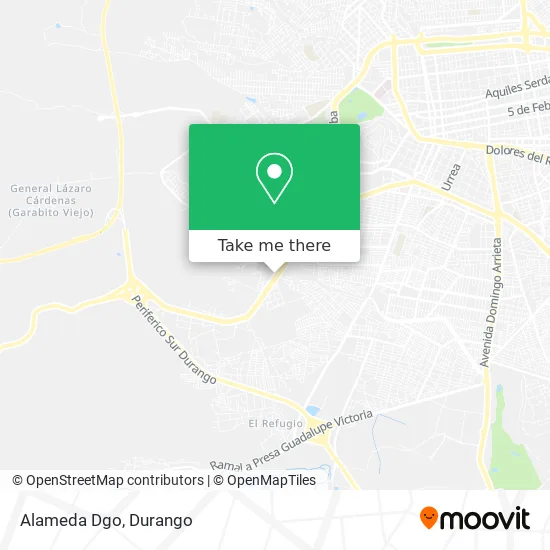 Alameda Dgo map