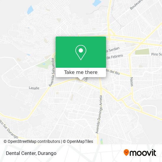 Mapa de Dental Center