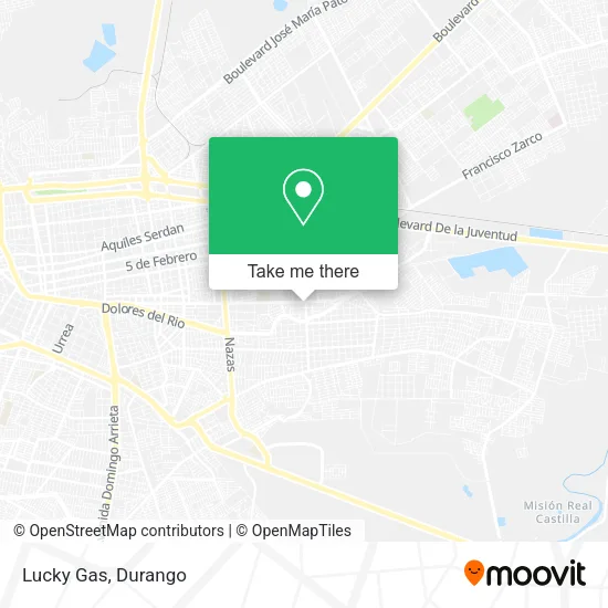 Mapa de Lucky Gas