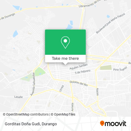 Gorditas Doña Gudi map