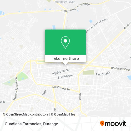 Guadiana Farmacias map