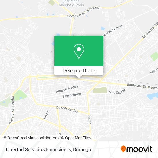 Libertad Servicios Financieros map