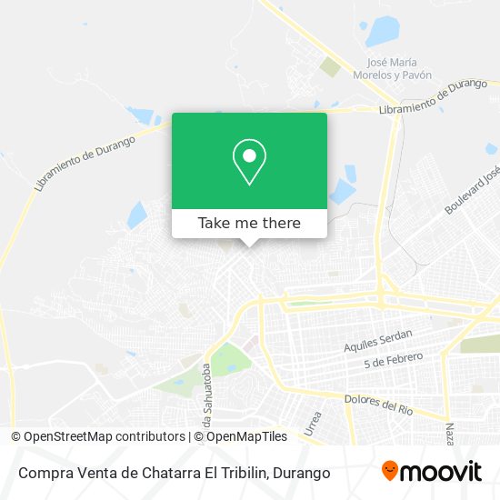 Compra Venta de Chatarra El Tribilin map