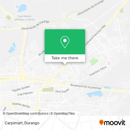 Carpimart map