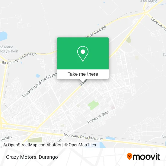 Mapa de Crazy Motors