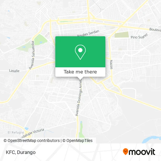 KFC map