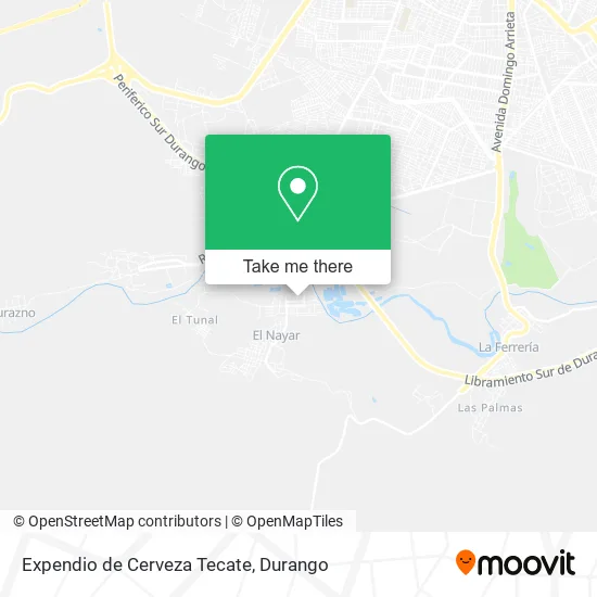 Mapa de Expendio de Cerveza Tecate