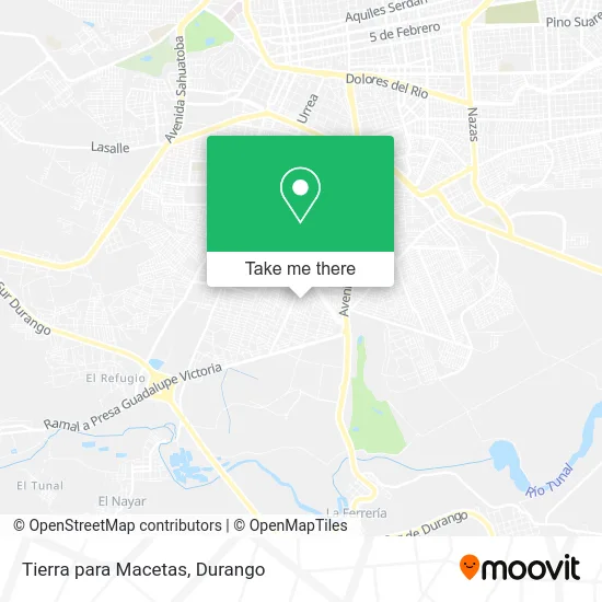 Tierra para Macetas map