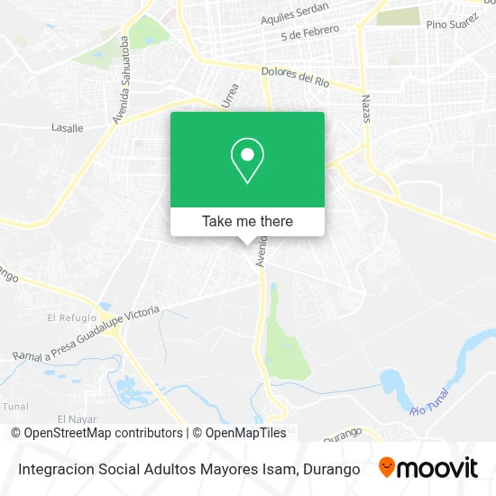 Integracion Social Adultos Mayores Isam map