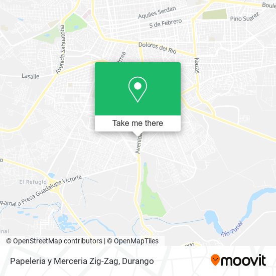 Papeleria y Merceria Zig-Zag map
