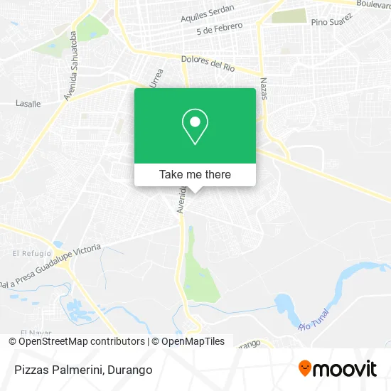 Pizzas Palmerini map