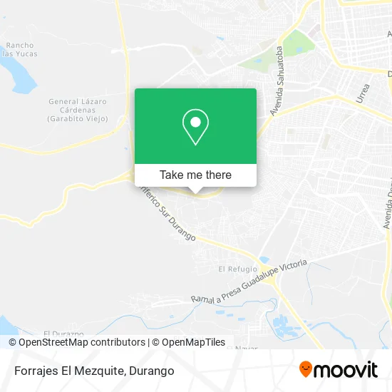 Forrajes El Mezquite map