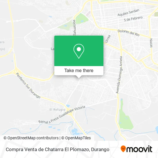 Compra Venta de Chatarra El Plomazo map