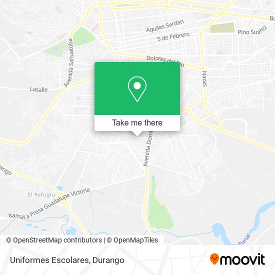 Mapa de Uniformes Escolares