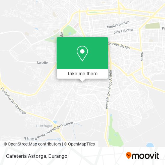 Cafeteria Astorga map
