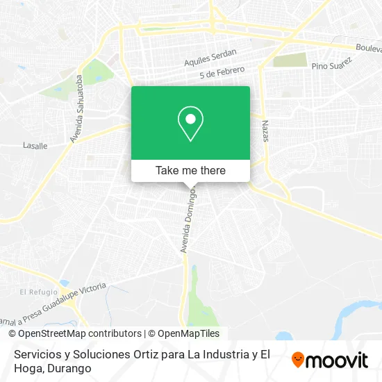 Servicios y Soluciones Ortiz para La Industria y El Hoga map