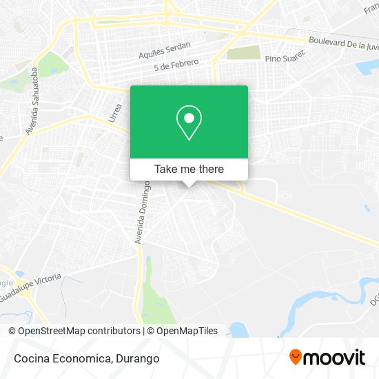 Mapa de Cocina Economica