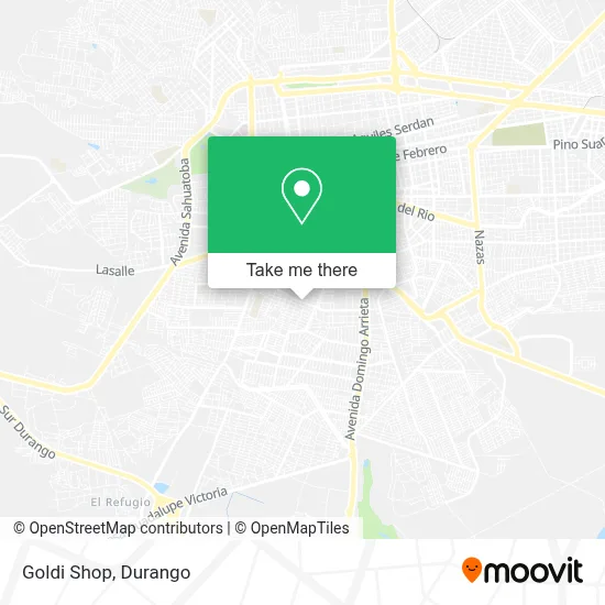 Goldi Shop map