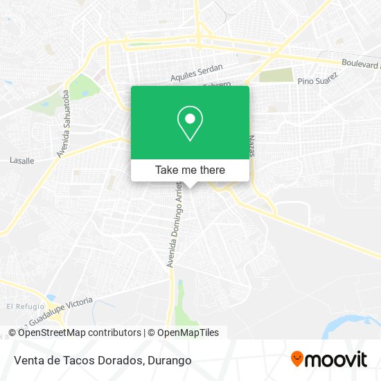 Venta de Tacos Dorados map