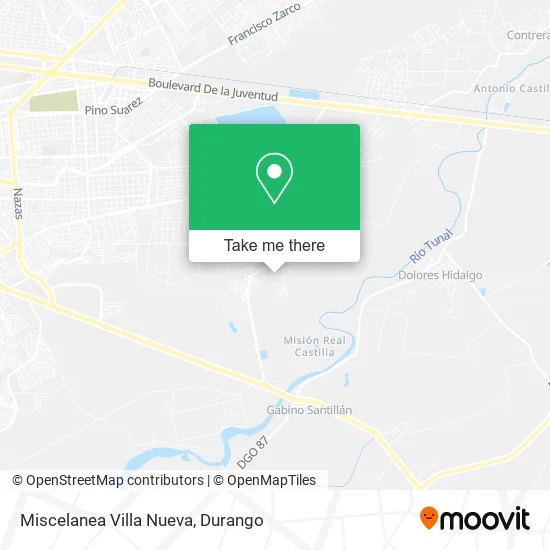 Miscelanea Villa Nueva map