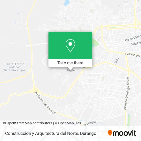 Construccion y Arquitectura del Norte map