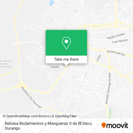 Rebasa Rodamientos y Mangueras S de Rl Decv map