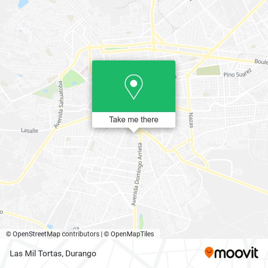 Mapa de Las Mil Tortas