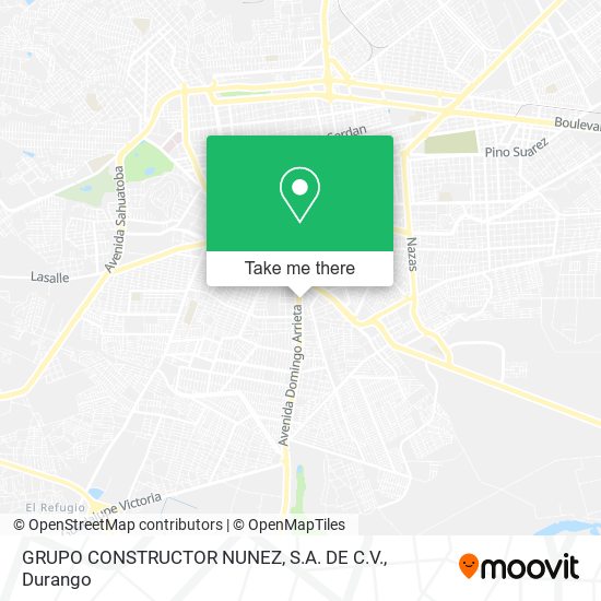 GRUPO CONSTRUCTOR NUNEZ, S.A. DE C.V. map