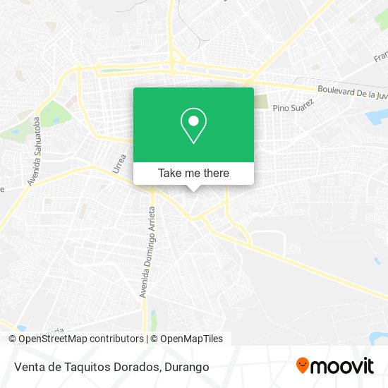 Venta de Taquitos Dorados map