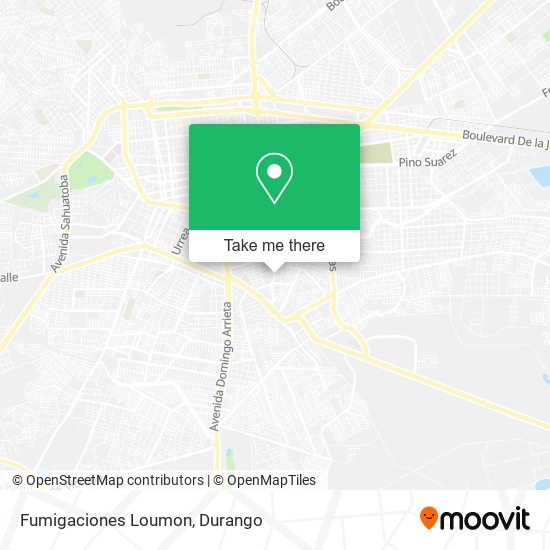 Fumigaciones Loumon map