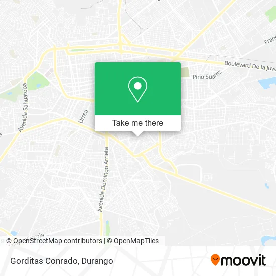 Mapa de Gorditas Conrado