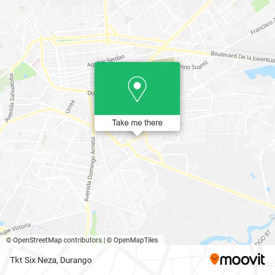 Mapa de Tkt Six Neza