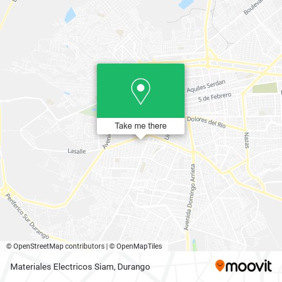 Materiales Electricos Siam map