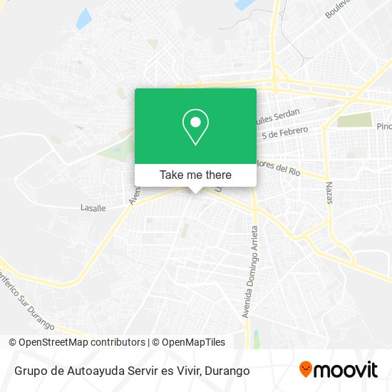 Grupo de Autoayuda Servir es Vivir map