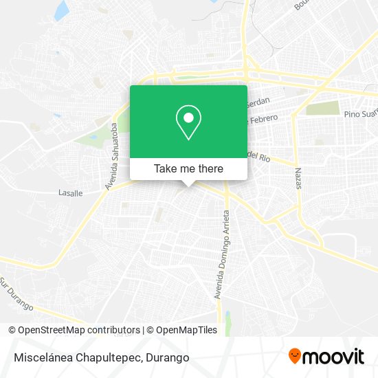 Miscelánea Chapultepec map