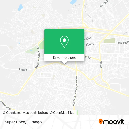 Super Doce map