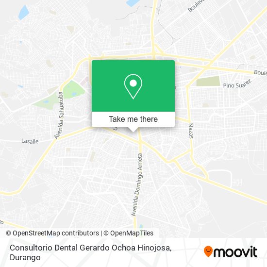 Mapa de Consultorio Dental Gerardo Ochoa Hinojosa