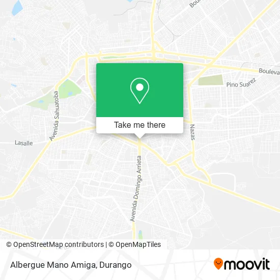 Mapa de Albergue Mano Amiga