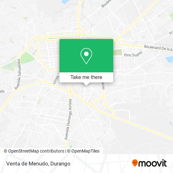 Venta de Menudo map